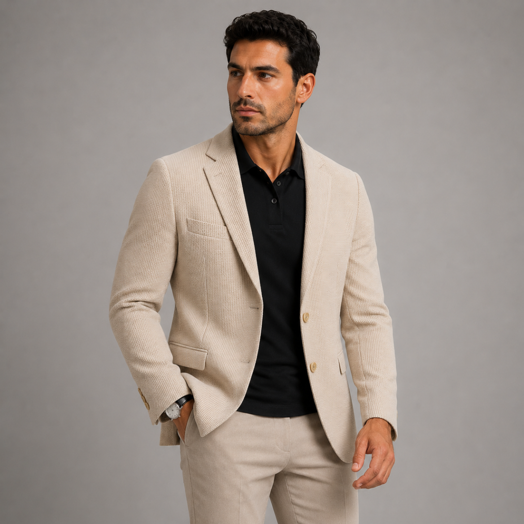 The Lakehurst Men’s High-End Wool Casual Business Blazer