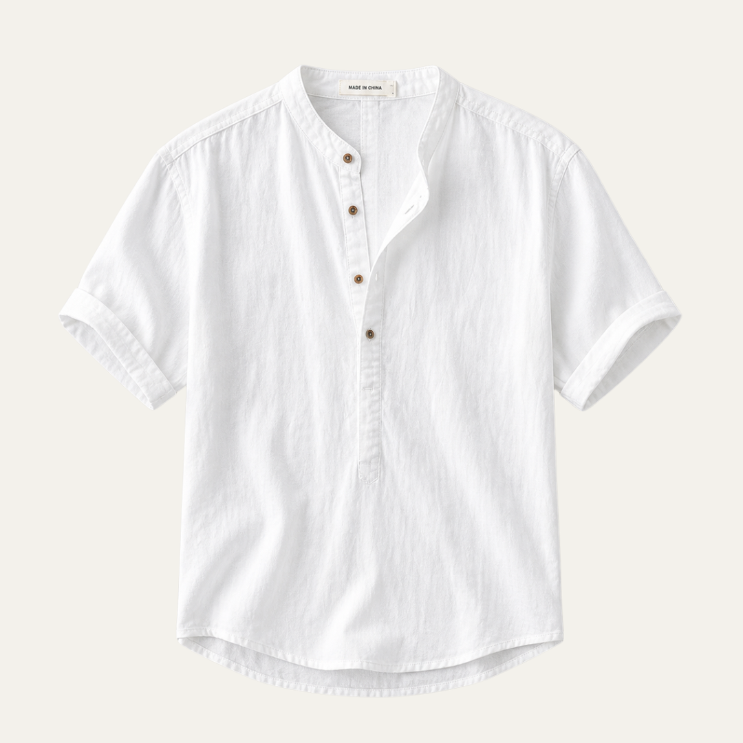 The Montclair Men’s Summer Casual Linen Shirt