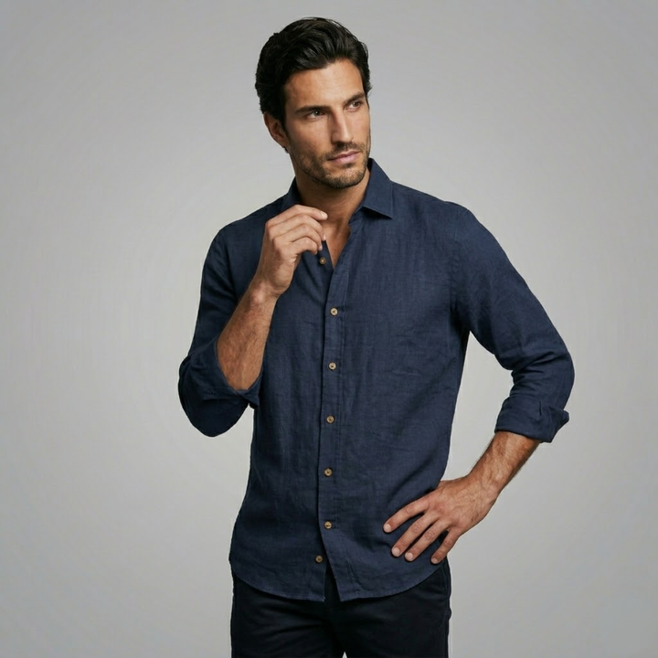 The Lecce Men’s Lightweight Casual Summer Button Shirt