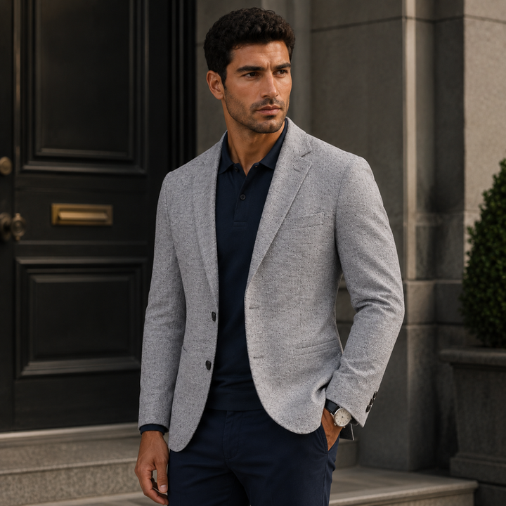 The Lakehurst Men’s High-End Wool Casual Business Blazer
