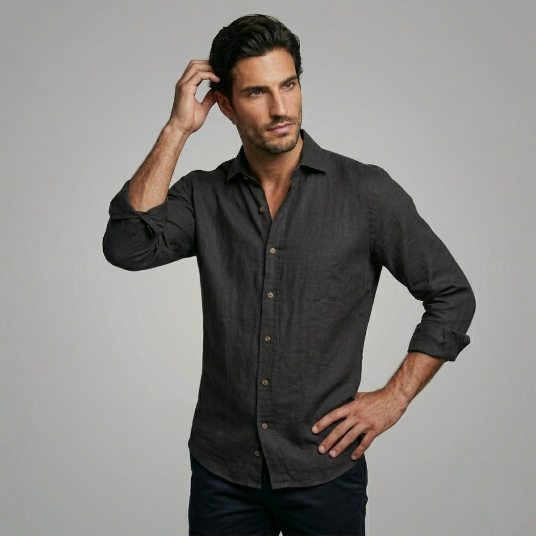 The Lecce Men’s Lightweight Casual Summer Button Shirt