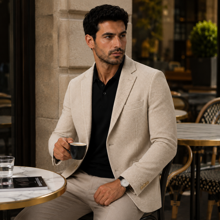 The Lakehurst Men’s High-End Wool Casual Business Blazer