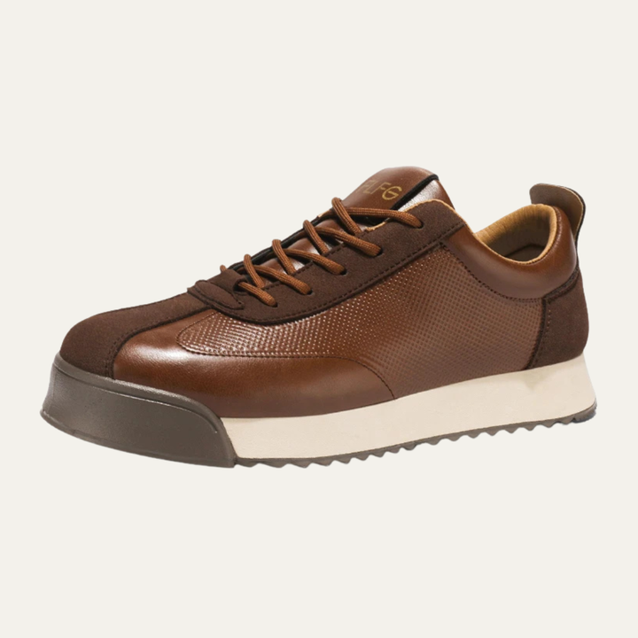 The Woodmere Men’s Retro Faux Leather Casual Comfort Lace Up Shoes