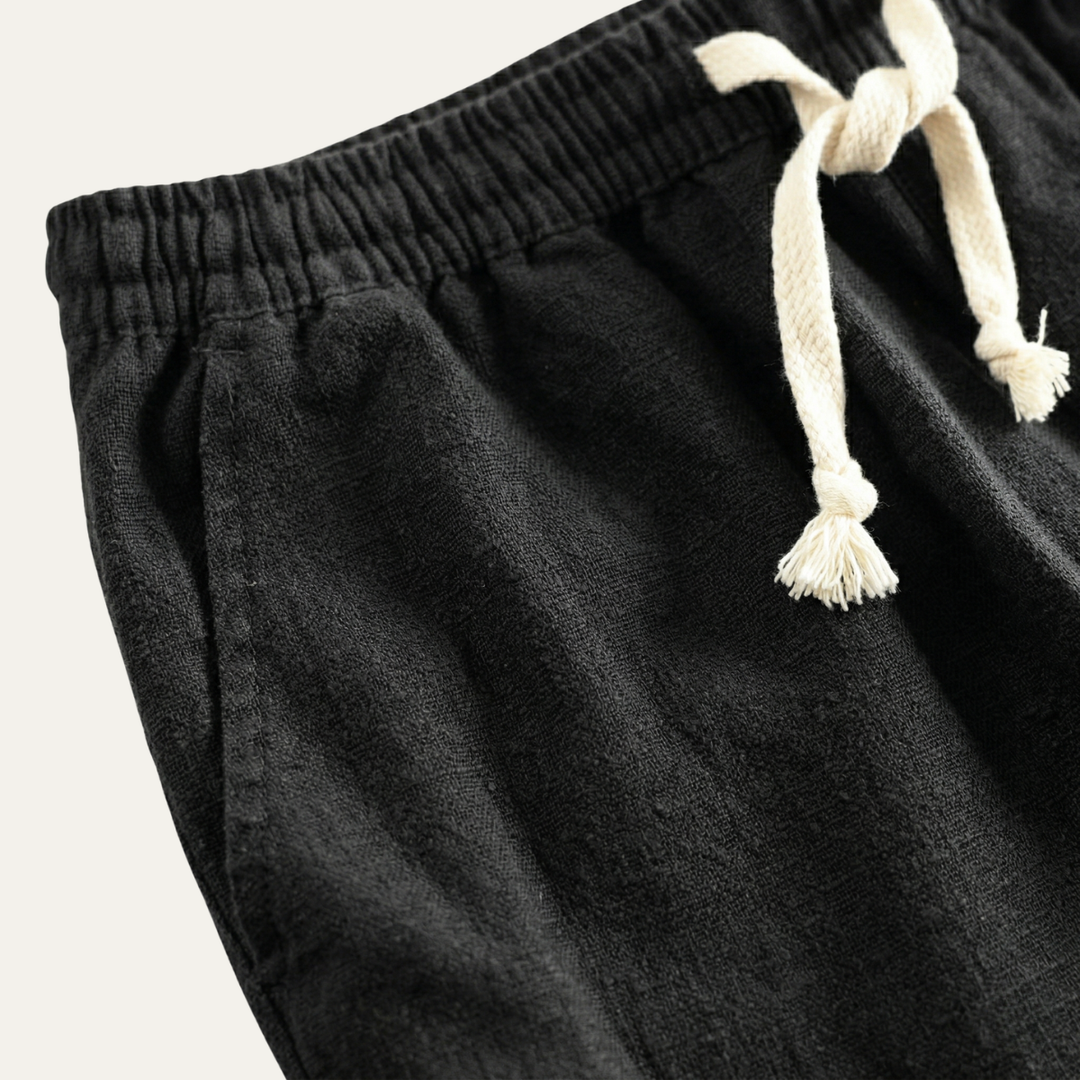 The Mapleford Men’s Casual Slim Fit Drawstring Beach Shorts
