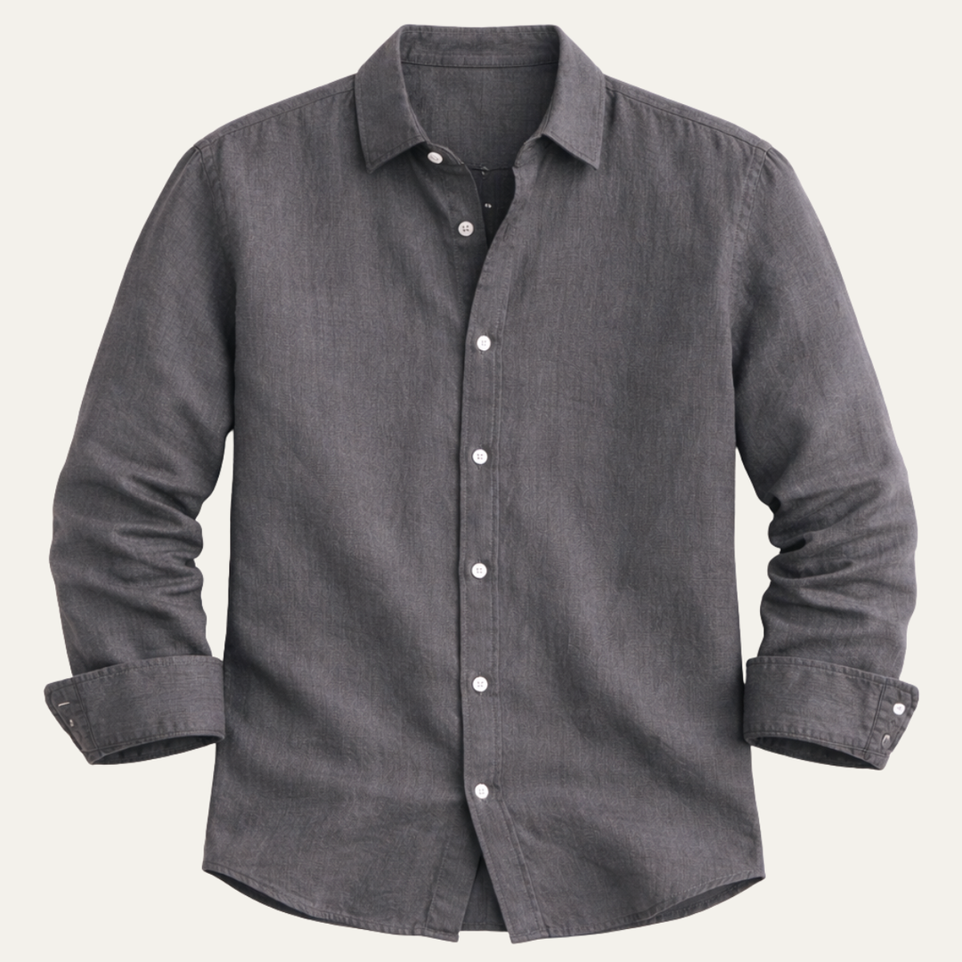 The Polignano Men’s Relaxed Button-Up Linen Summer Shirt