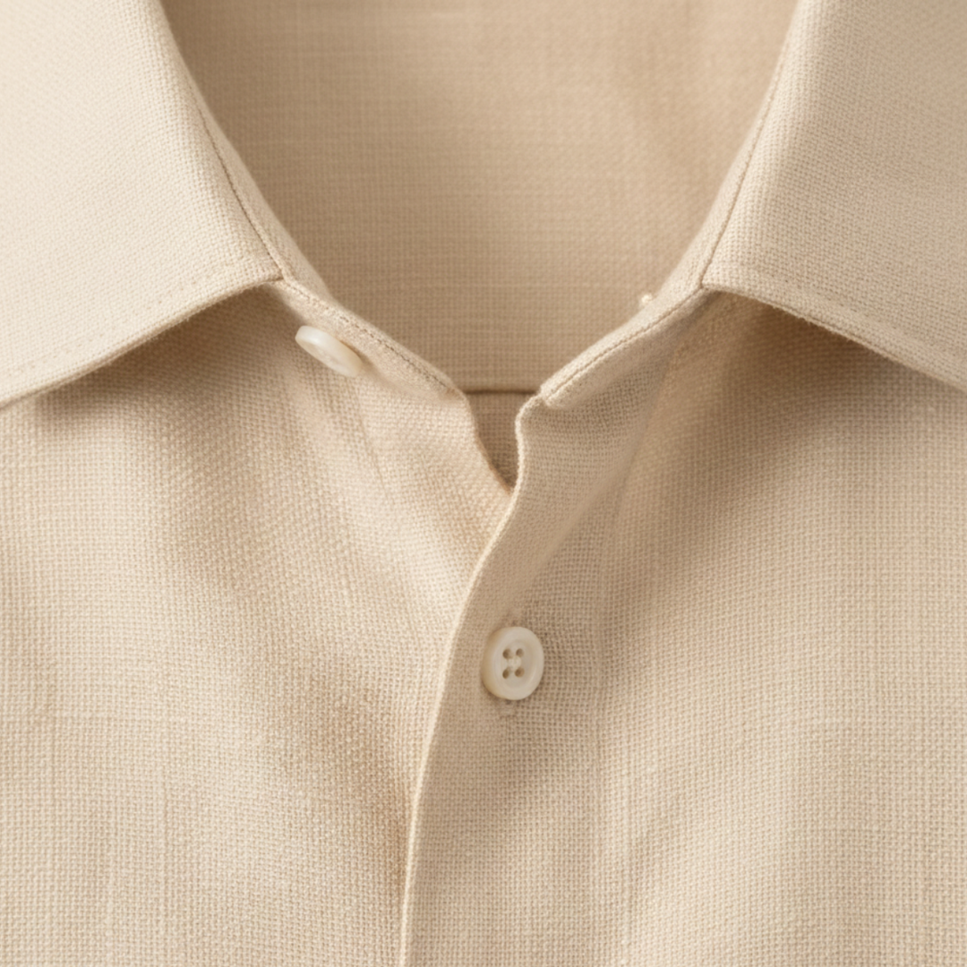 The Brookfield Men’s Casual Breathable Summer Set – Shirt &amp; Pants Set