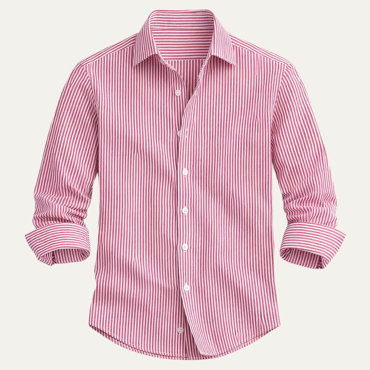 The Cody Men’s Smart Classic Striped Linen Shirt