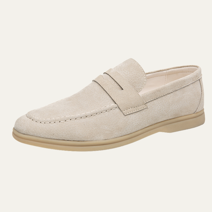 The Daylesford Men’s Classic Slip On Suede Loafers