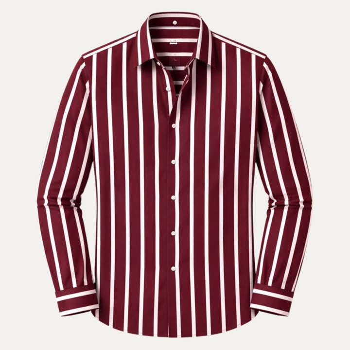 The Harwood Men’s Multicolor Vertical Stripe Casual Shirt