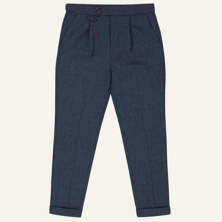 The Hobart Men’s Tailored High Waisted Pleated Dress Pants