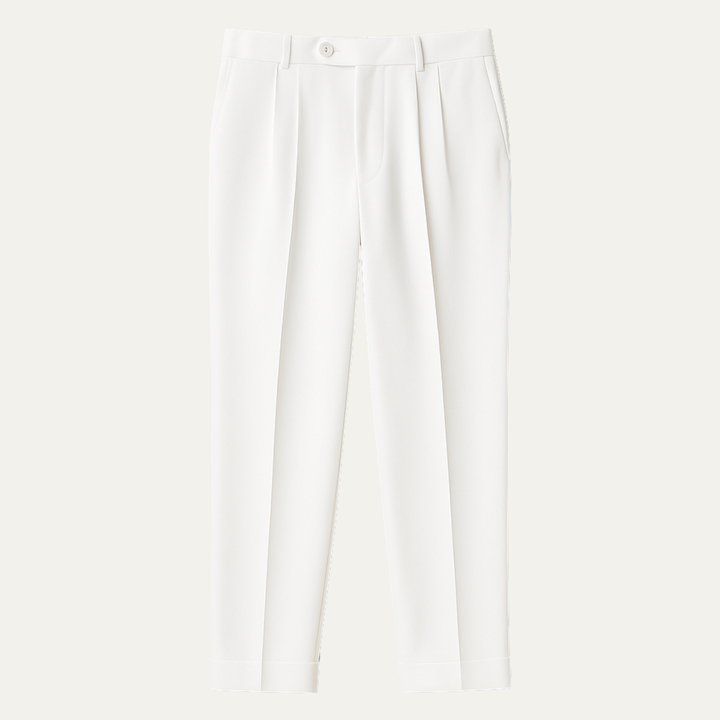 The Cetara Men’s Casual Pleated Straight Leg Dress Pants