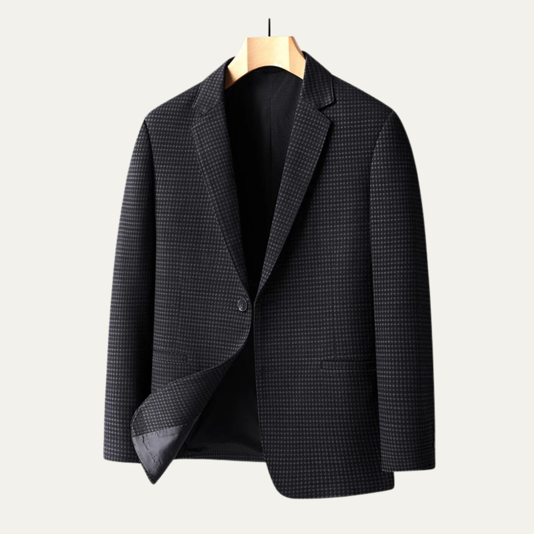The Wiltshire Men’s Checkered Smart Business Casual Work Jacket