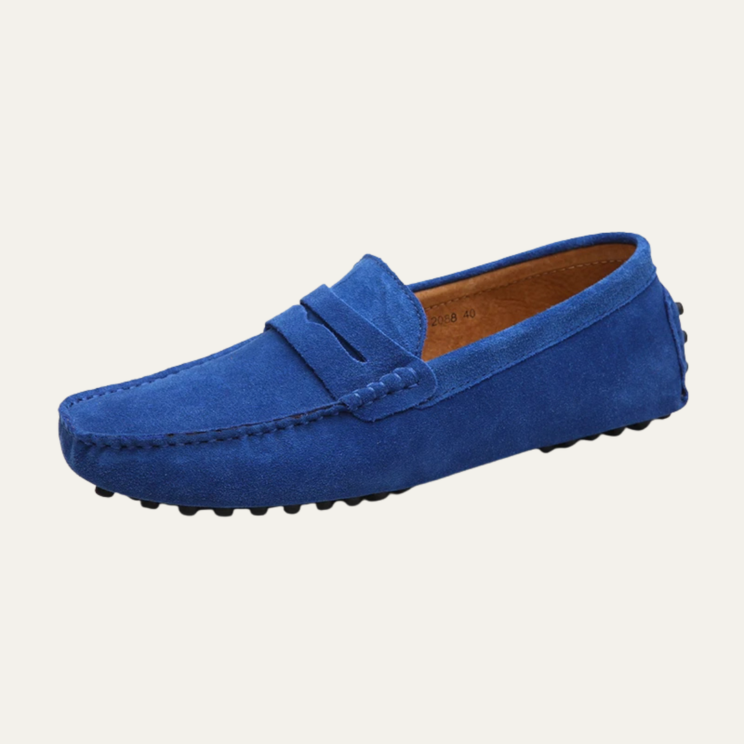 The Asiago Men’s Casual Faux Leather Slip On Loafers