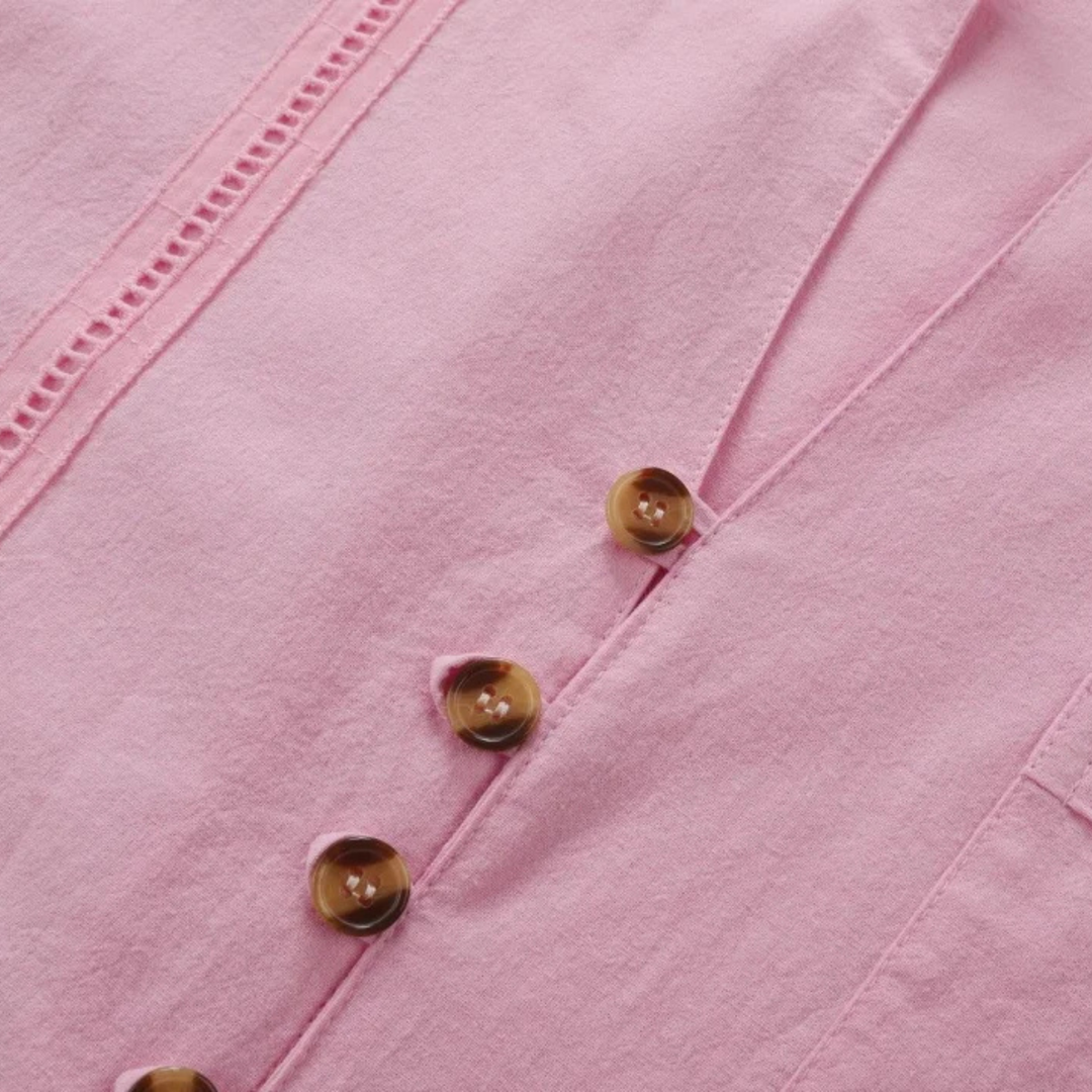 The Woodmere Men’s Retro Cotton &amp; Linen Set – Shirt &amp; Pants