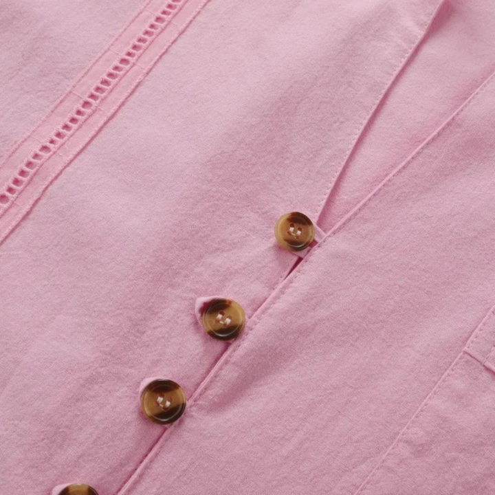 The Woodmere Men’s Retro Cotton &amp; Linen Set – Shirt &amp; Pants