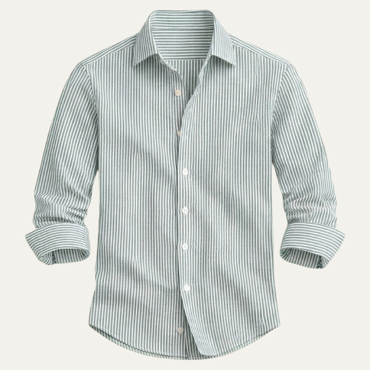 The Cody Men’s Smart Classic Striped Linen Shirt