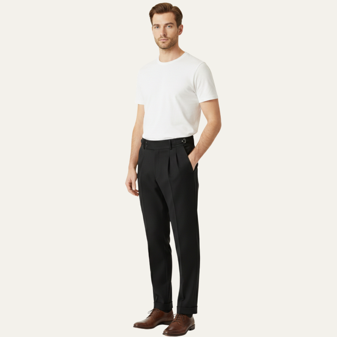 The Waterfall Ridge Men’s Classic Slim Fit Business Suit Pants