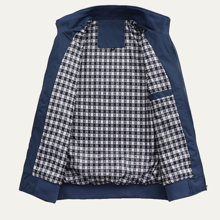 Men’s Casual Stand Collar Bomber Jacket