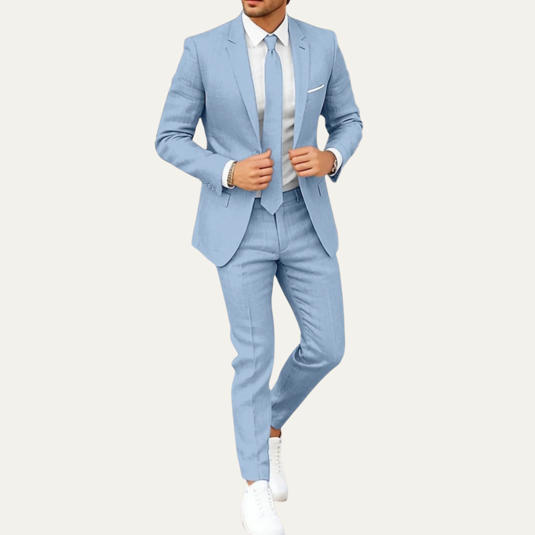 The Brookhaven Men’s Lightweight Formal Wedding &amp; Business Suit Set
