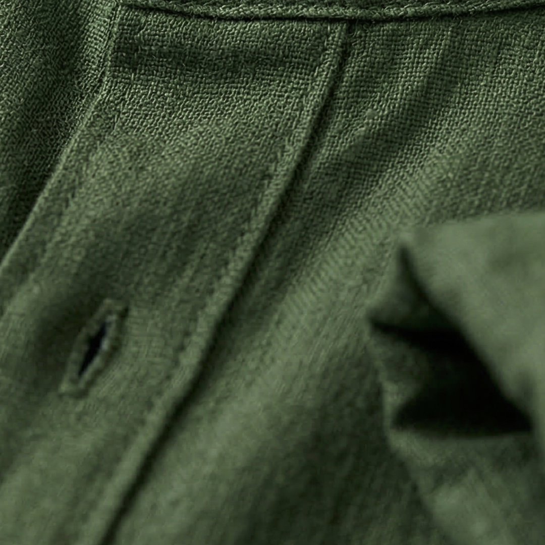 The Glenbrook Park Men’s Cotton Linen Set – Shirt &amp; Shorts