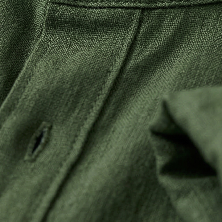 The Glenbrook Park Men’s Cotton Linen Set – Shirt &amp; Shorts