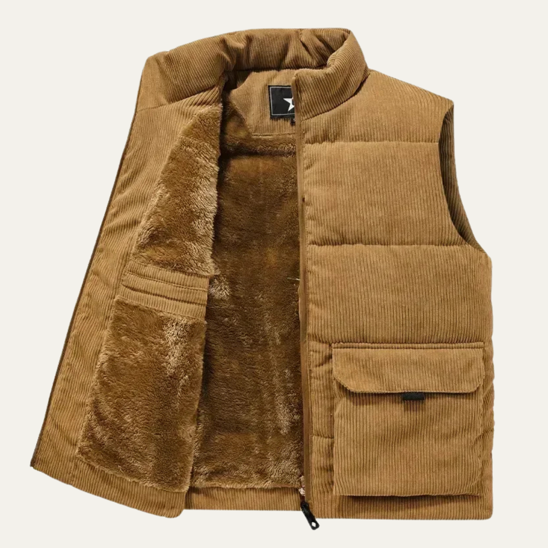 The Sintra Winter Wool Padded Sleeveless Vest