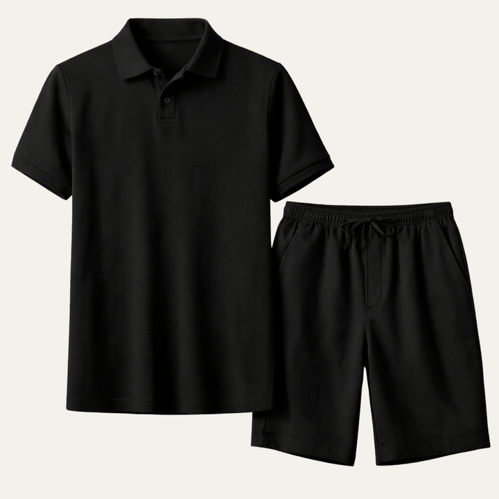 The Ashwood Creek Men’s Casual Co Ord Set –  Shirt &amp; Shorts