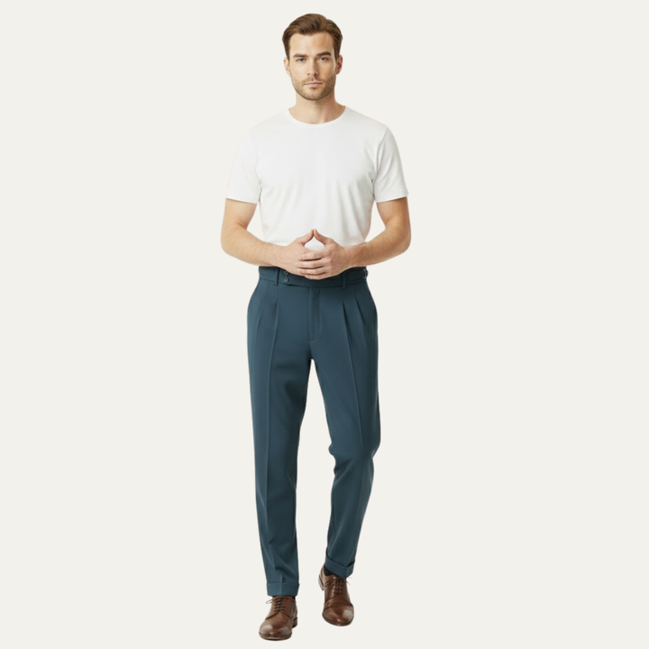The Waterfall Ridge Men’s Classic Slim Fit Business Suit Pants