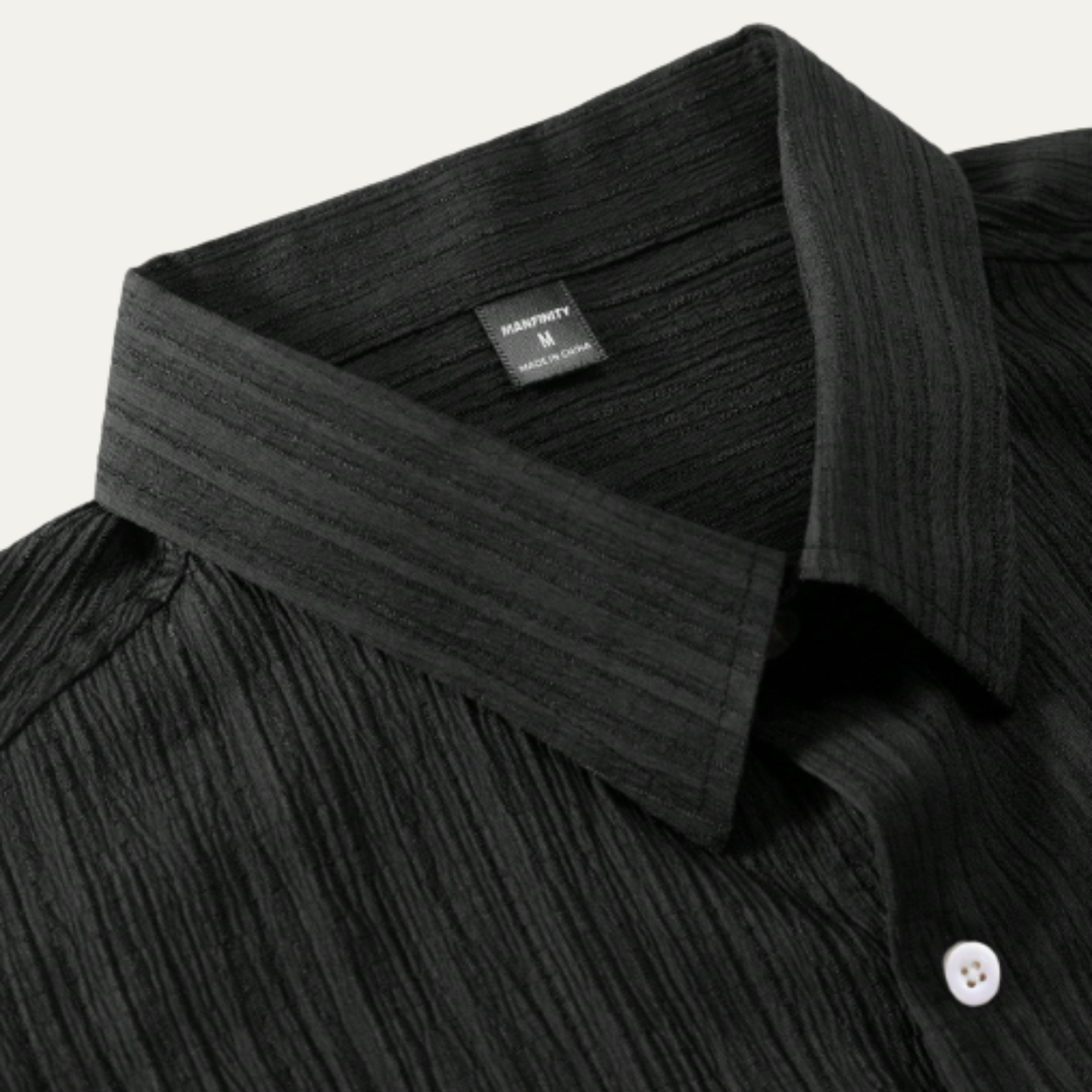 The Pinefield Men’s Summer Co Ord Set – Button Up Shirt &amp; Drawstring Shorts