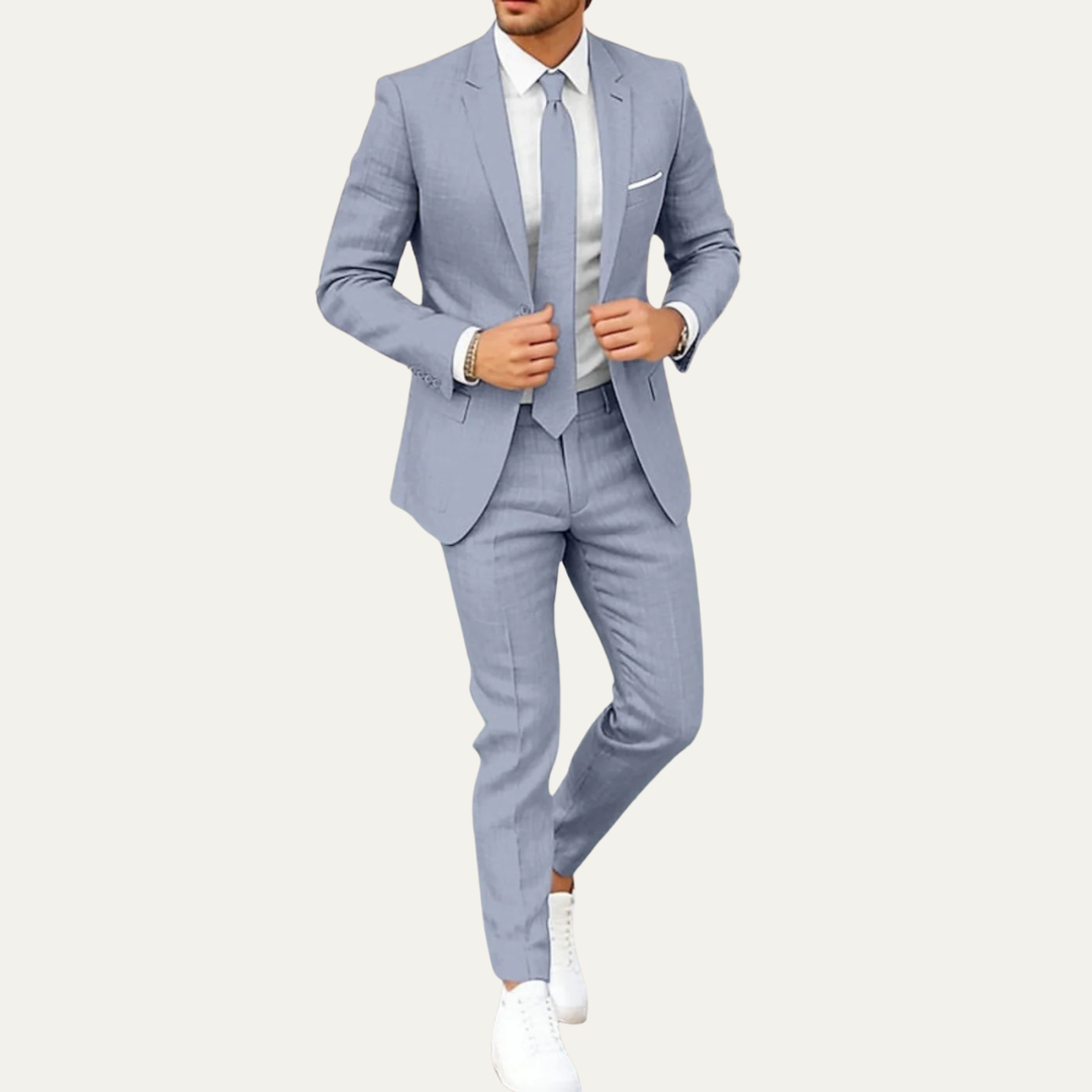 The Brookhaven Men’s Lightweight Formal Wedding &amp; Business Suit Set