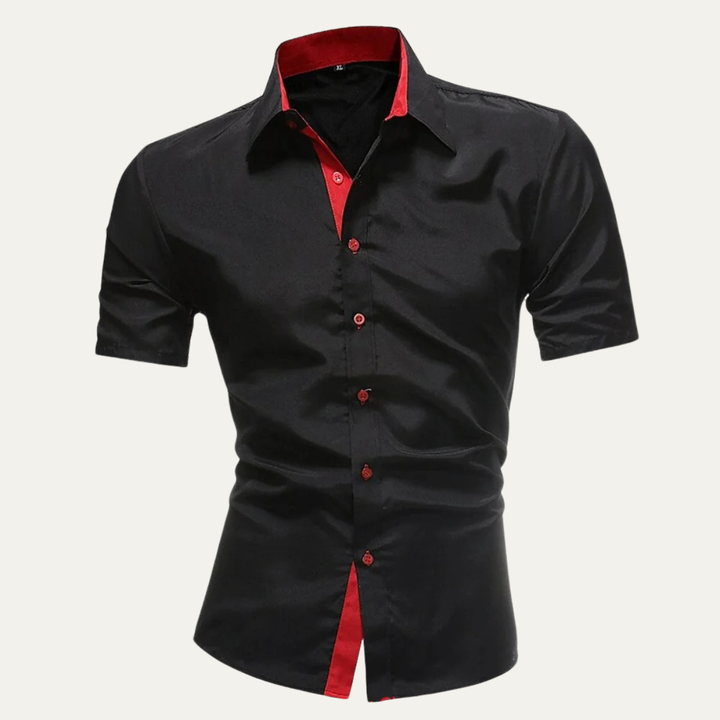The Treviso Men’s Trendy Business Solid Button Up Shirt