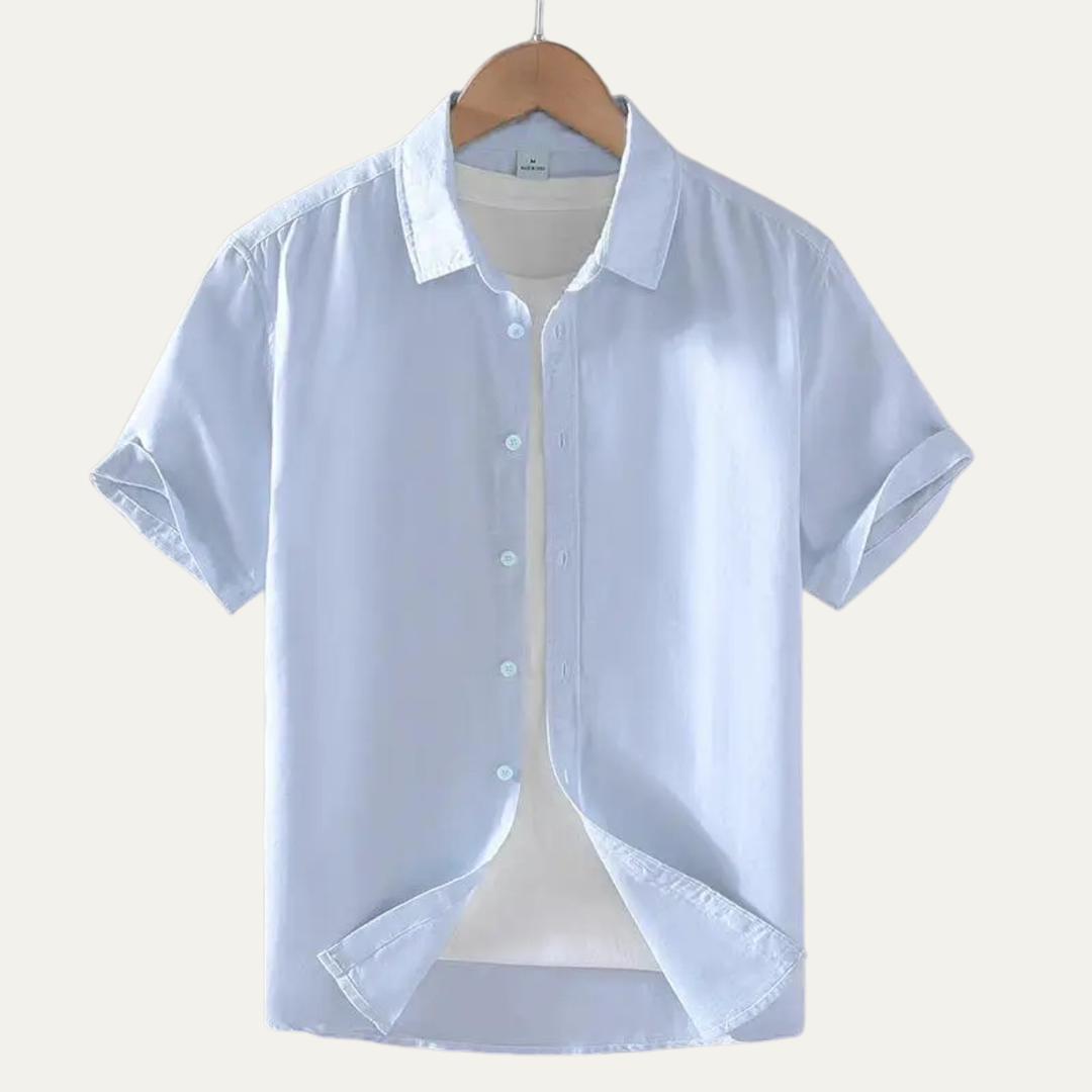 The Potenza Men’s Summer Button Down Shirt