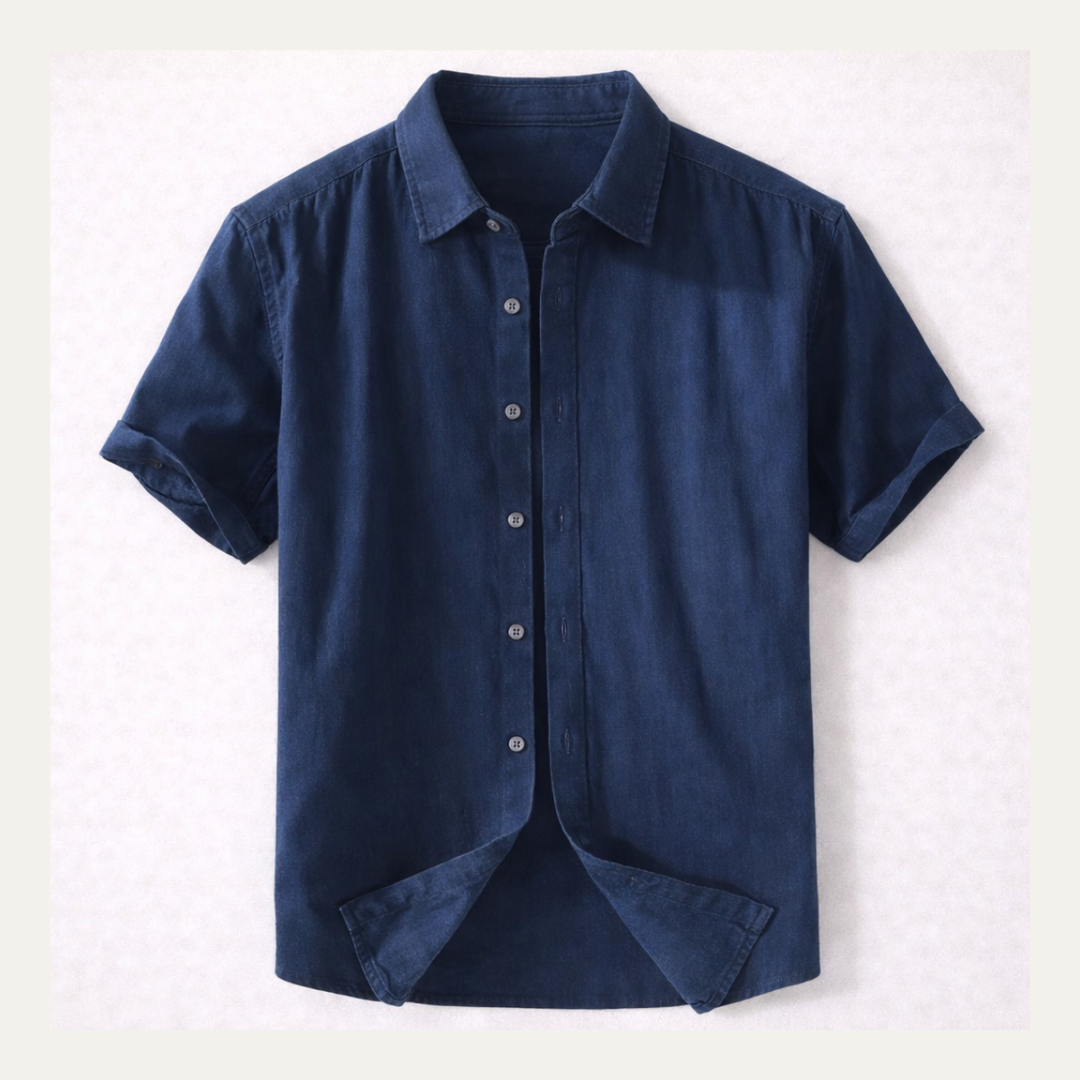 The Potenza Men’s Summer Button Down Shirt