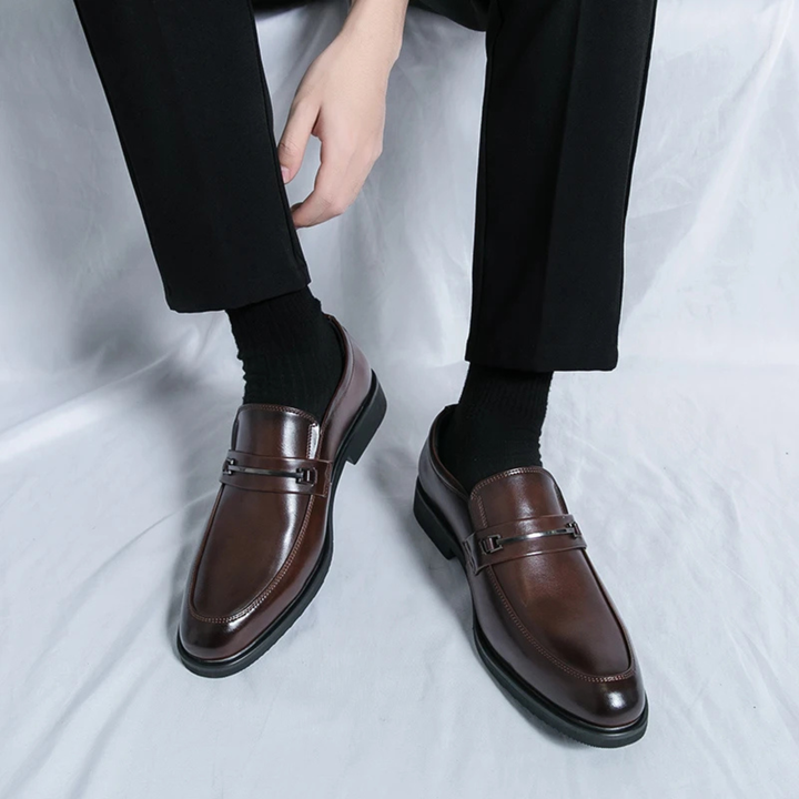 The Bronte Men’s Formal Leather Slip On Business Dress Shoes
