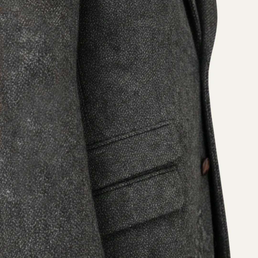 The Verona Men’s Single Breasted Herringbone Tweed Blazer