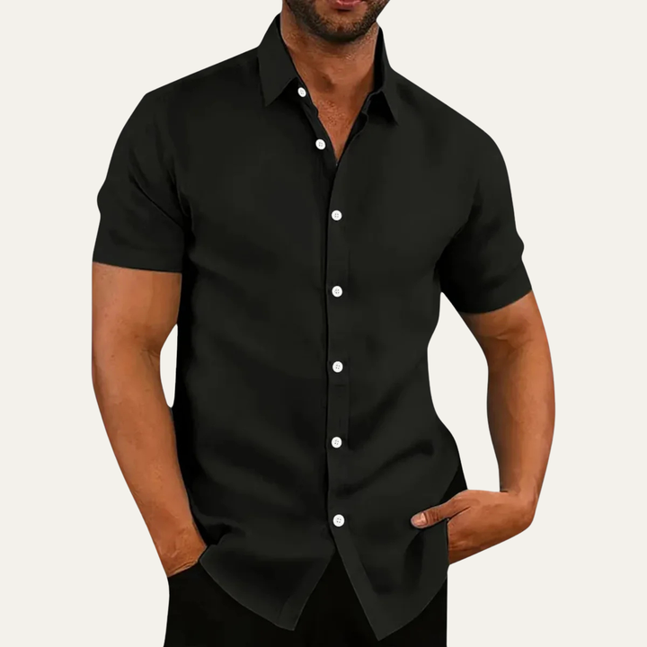 The Rockwell Men’s Slim Fit Summer Dress Shirt