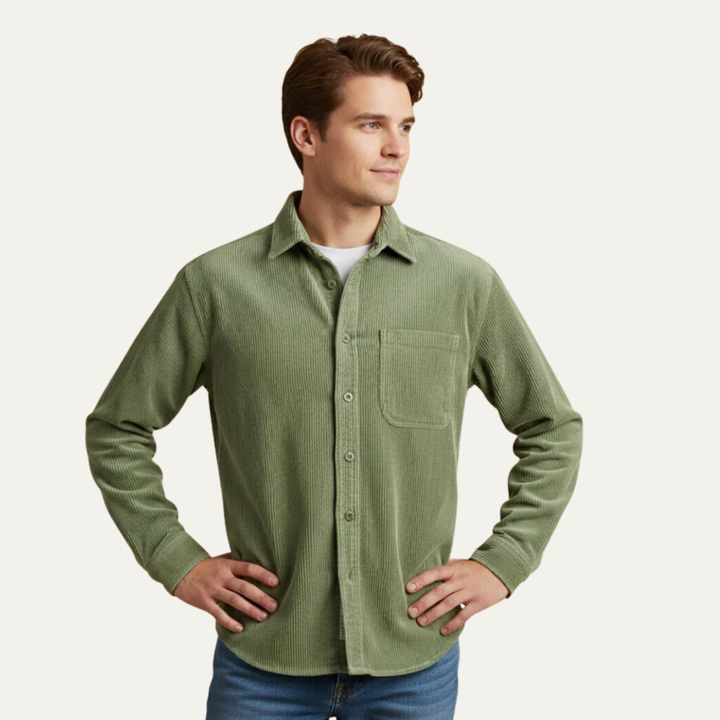 The Bergamo Men’s Casual Long Sleeve Shirt