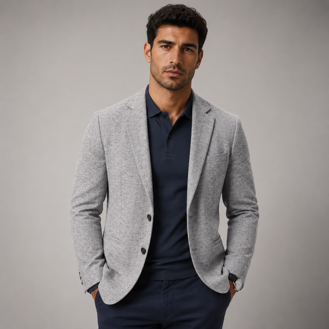 The Lakehurst Men’s High-End Wool Casual Business Blazer