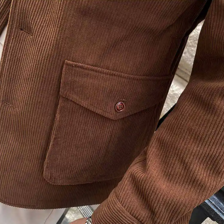 The Paddington Men’s Casual Button Up Linen Overshirt Jacket