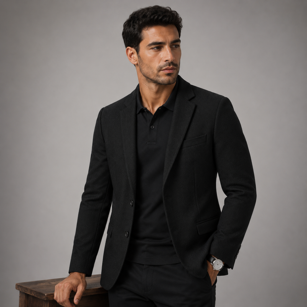 The Lakehurst Men’s High-End Wool Casual Business Blazer