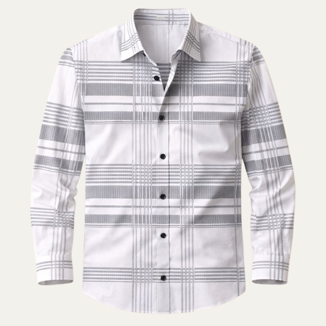 The Ashridge Men’s Classic Plaid Button Down Casual Shirt