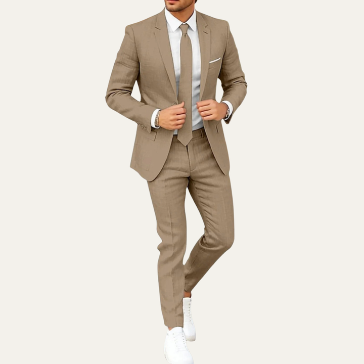 The Brookhaven Men’s Lightweight Formal Wedding &amp; Business Suit Set