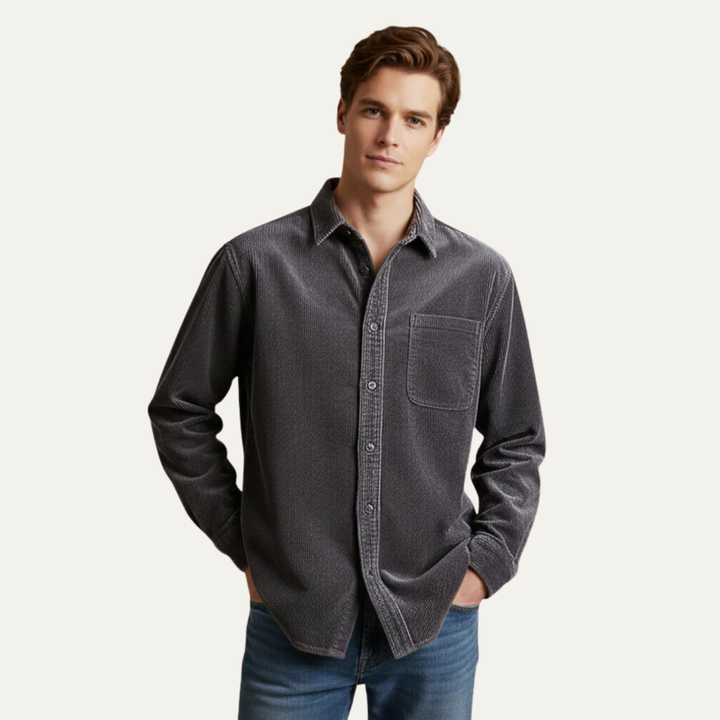 The Bergamo Men’s Casual Long Sleeve Shirt