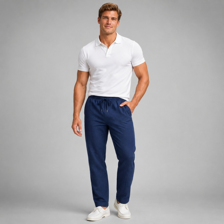 The Larkspur Men’s Hemp Breathable Straight Leg Pants