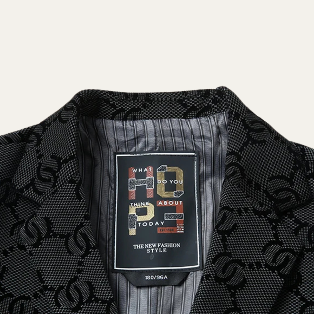 The Kentmere Men’s Oversized Houndstooth Business Casual Work Jacket
