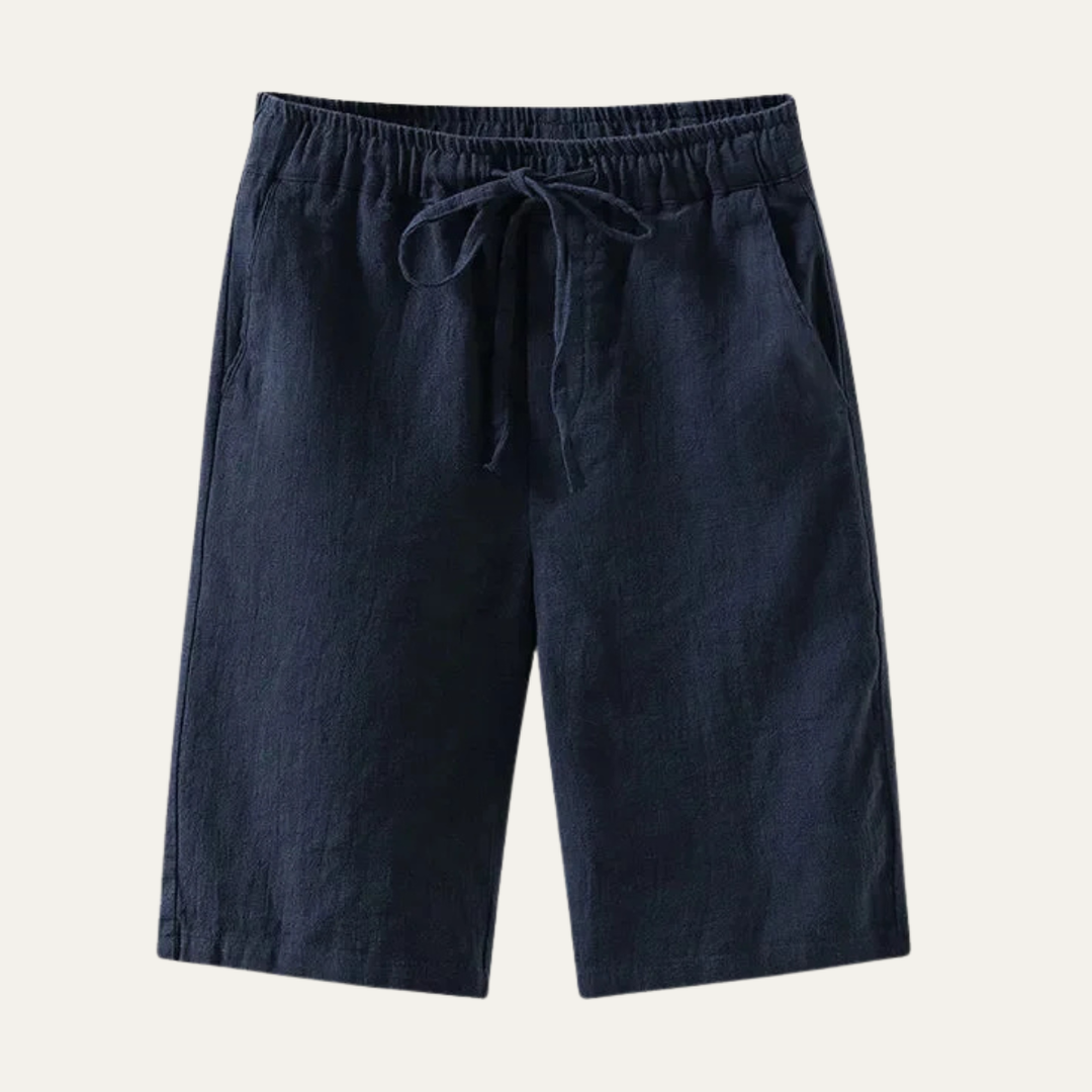 The Longleat Men’s Summer Linen Drawstring Shorts