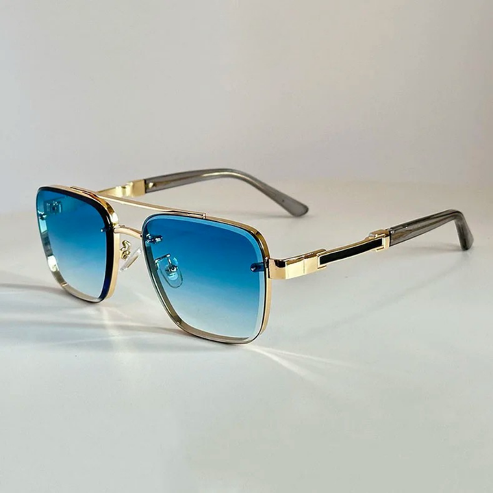 Men’s Vintage Retro UV Protection Square Sunglasses