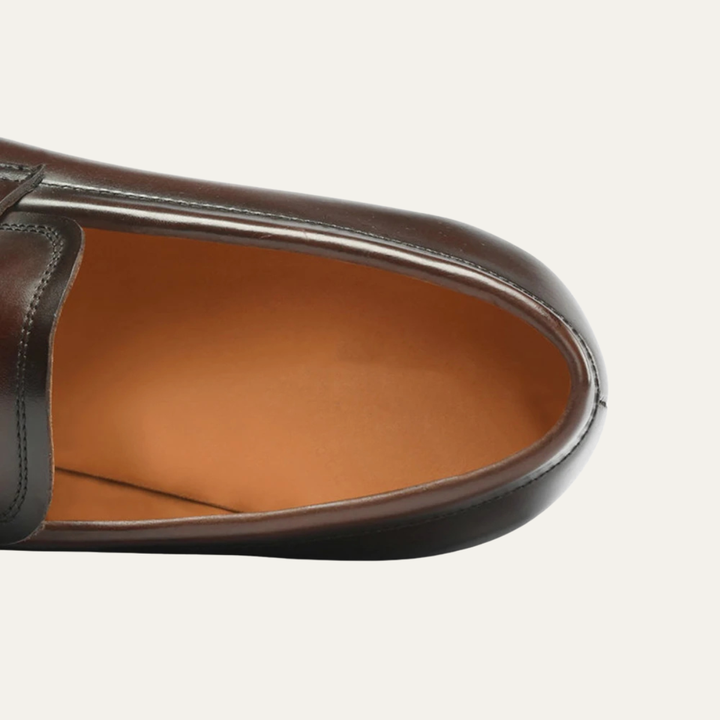 The Fairwood Ridge Men’s Calf Leather Slip On Dress Loafers