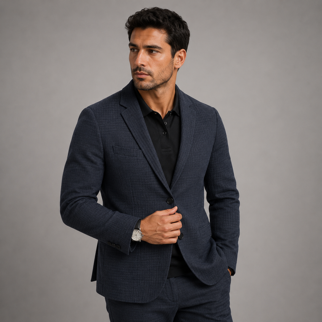 The Lakehurst Men’s High-End Wool Casual Business Blazer