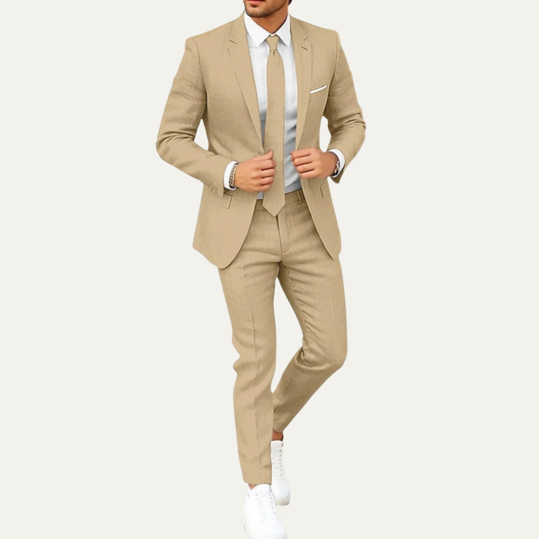 The Brookhaven Men’s Lightweight Formal Wedding &amp; Business Suit Set